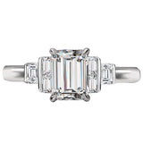 *** Lab Grown Diamond *** Diamond Semi-Mount Engagement Ring
