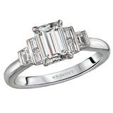 *** Lab Grown Diamond *** Diamond Semi-Mount Engagement Ring