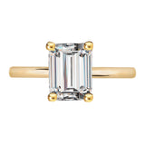 Diamond Hidden Halo Engagement Ring