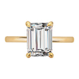 Lab Grown Diamond Hidden Halo Engagement Ring