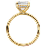 Lab Grown Diamond Hidden Halo Engagement Ring