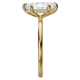 Diamond Hidden Halo Engagement Ring