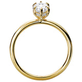 Diamond Hidden Halo Engagement Ring