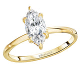 Diamond Hidden Halo Engagement Ring