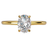*** Lab Grown Diamond *** Diamond Semi-Mount Engagement Ring