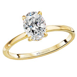 *** Lab Grown Diamond *** Diamond Semi-Mount Engagement Ring