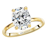 Lab Grown Diamond Hidden Halo Engagement Ring