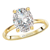 Diamond Hidden Halo Engagement Ring