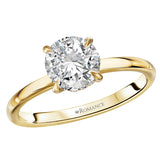 Diamond Hidden Halo Engagement Ring
