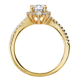 Semi-Mount Diamond Engagement Ring