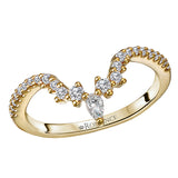 14kt Yellow Gold Diamond Wedding Band