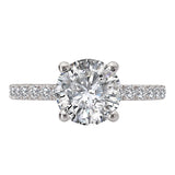 Diamond Semi-Mount Engagement Ring