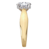 Diamond Semi-Mount Hidden Halo Engagement Ring