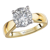 Diamond Semi-Mount Hidden Halo Engagement Ring