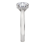 Diamond Semi-Mount Hidden Halo Engagement Ring
