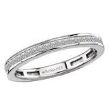Diamond Straight Wedding Band