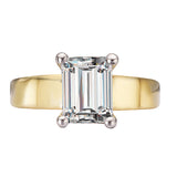 Diamond Semi-Mount Hidden Halo Engagement Ring