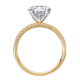 Split Shank Semi-Mount Diamond Engagement Ring