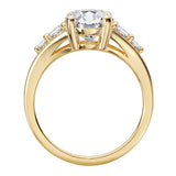 Split Shank Semi-Mount Diamond Engagement Ring