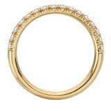 Straight Diamond Wedding Band