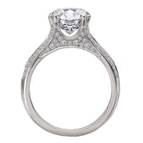 Split Shank Semi-Mount Diamond Engagement Ring