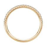 Straight Front Diamond Wedding Band