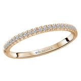 Straight Front Diamond Wedding Band