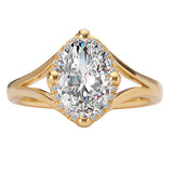 Semi-Mount Diamond Halo Engagement Ring