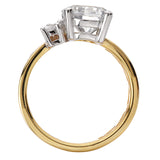Bold Shank Semi-Mount Diamond Engagement Ring