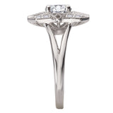 Semi-Mount Diamond Engagement Ring
