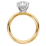 Hidden Halo Semi-Mount Diamond Engagement Ring