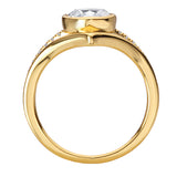 Split Shank Semi-Mount Diamond Engagement Ring