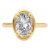 Hidden Halo Semi-Mount Engagement Ring