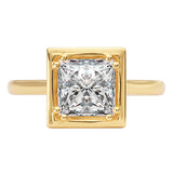 Hidden Halo Semi-Mount Engagement Ring