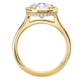 Hidden Halo Semi-Mount Engagement Ring