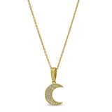 Small Crescent Moon Pendant