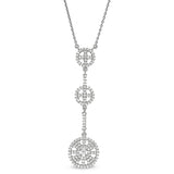 Three Circle Drop Necklace