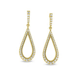 Open Teardrop Earrings