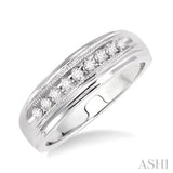 1/8 Ctw Round Cut Diamond Women's Ring in 14K White Gold