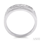 1/8 Ctw Round Cut Diamond Women's Ring in 14K White Gold