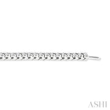 2 Ctw Square Shape Round Cut Diamond Tennis Bracelet in 14K White Gold