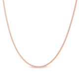 Sterling Silver 1mm Curb Chain
