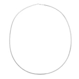 Sterling Silver 2mm Omega Chain