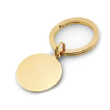 Polished Round Key Ring