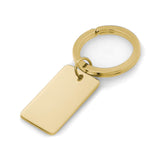 Polished Rectangle Key Ring