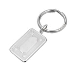 Polished Key Ring with Fancy Border