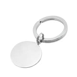 Polished Round Key Ring