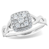 14KT Gold Ladies Diamond Ring