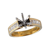 14KT Gold Semi-Mount Engagement Ring