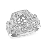 14KT Gold Semi-Mount Engagement Ring